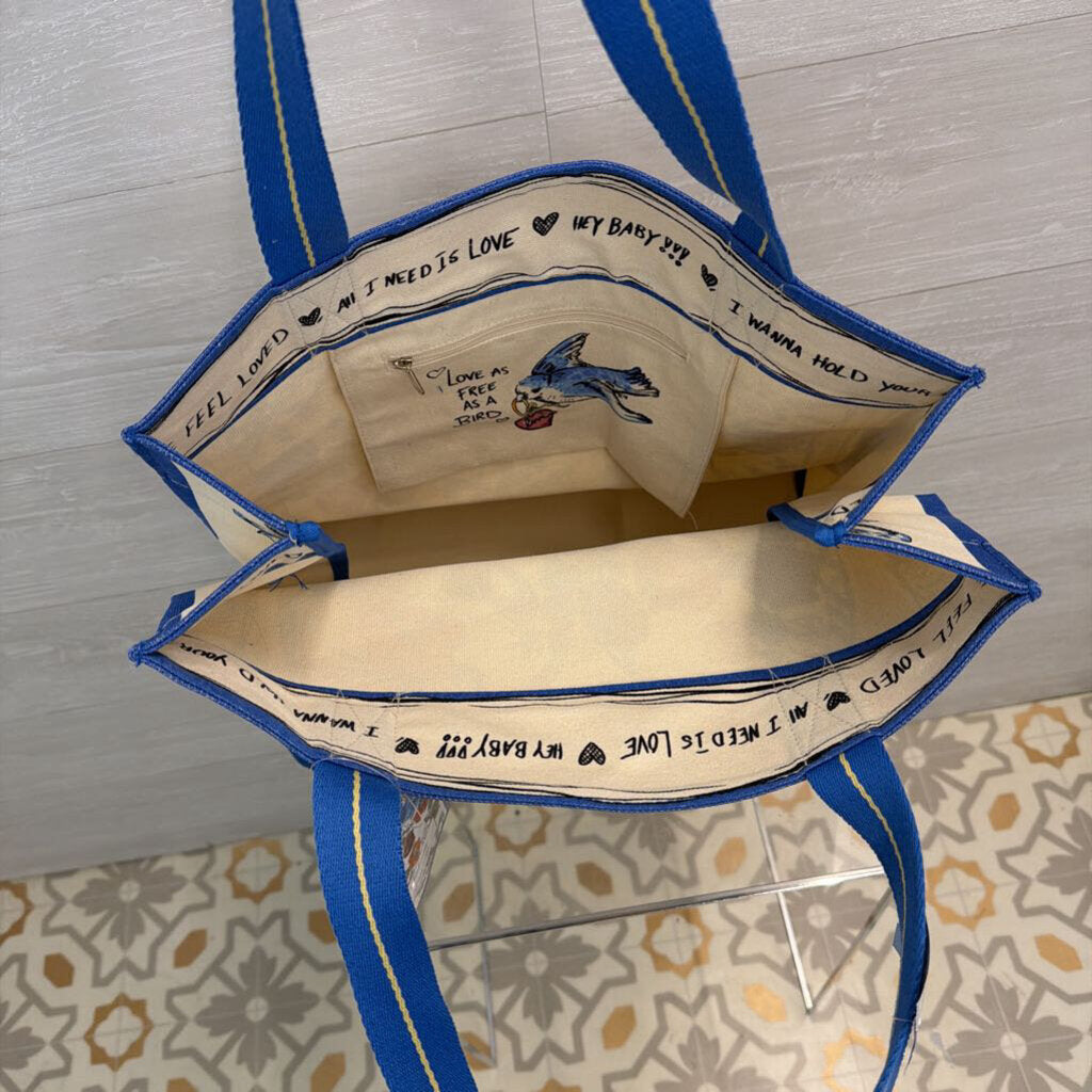 Brighton Cream/ Multi Tied With Love Tote Bag