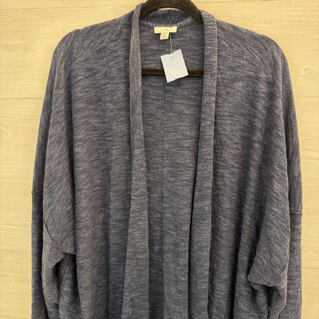 J Jill Navy Knit Open Front Sweater 4X