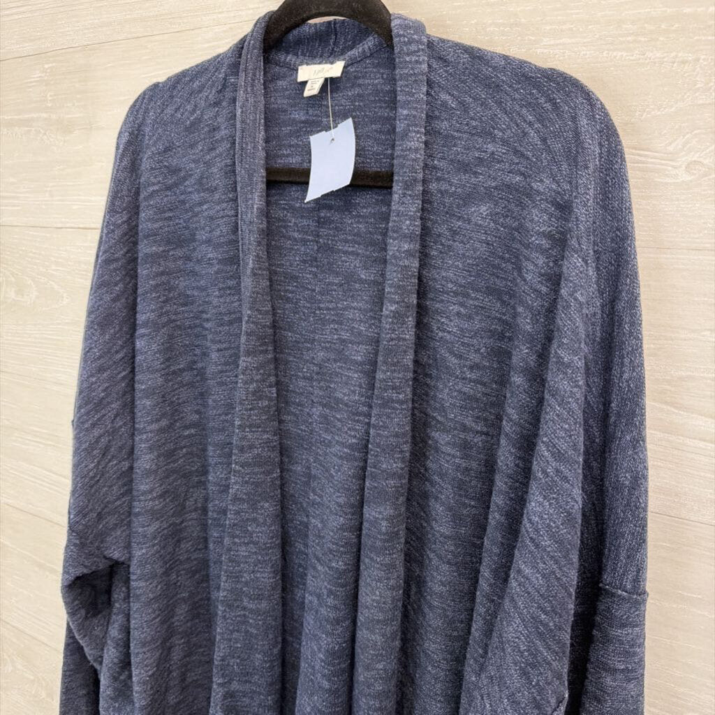 J Jill Navy Knit Open Front Sweater 4X
