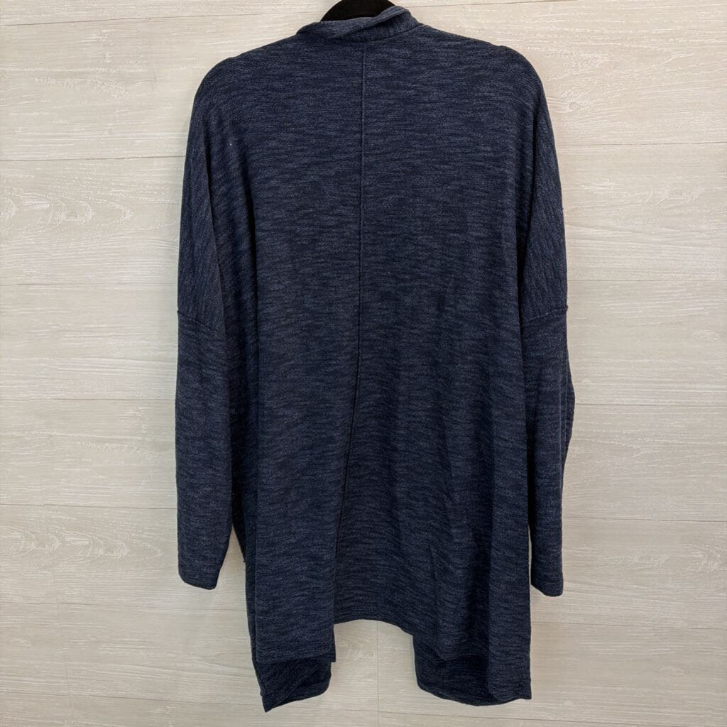 J Jill Navy Knit Open Front Sweater 4X