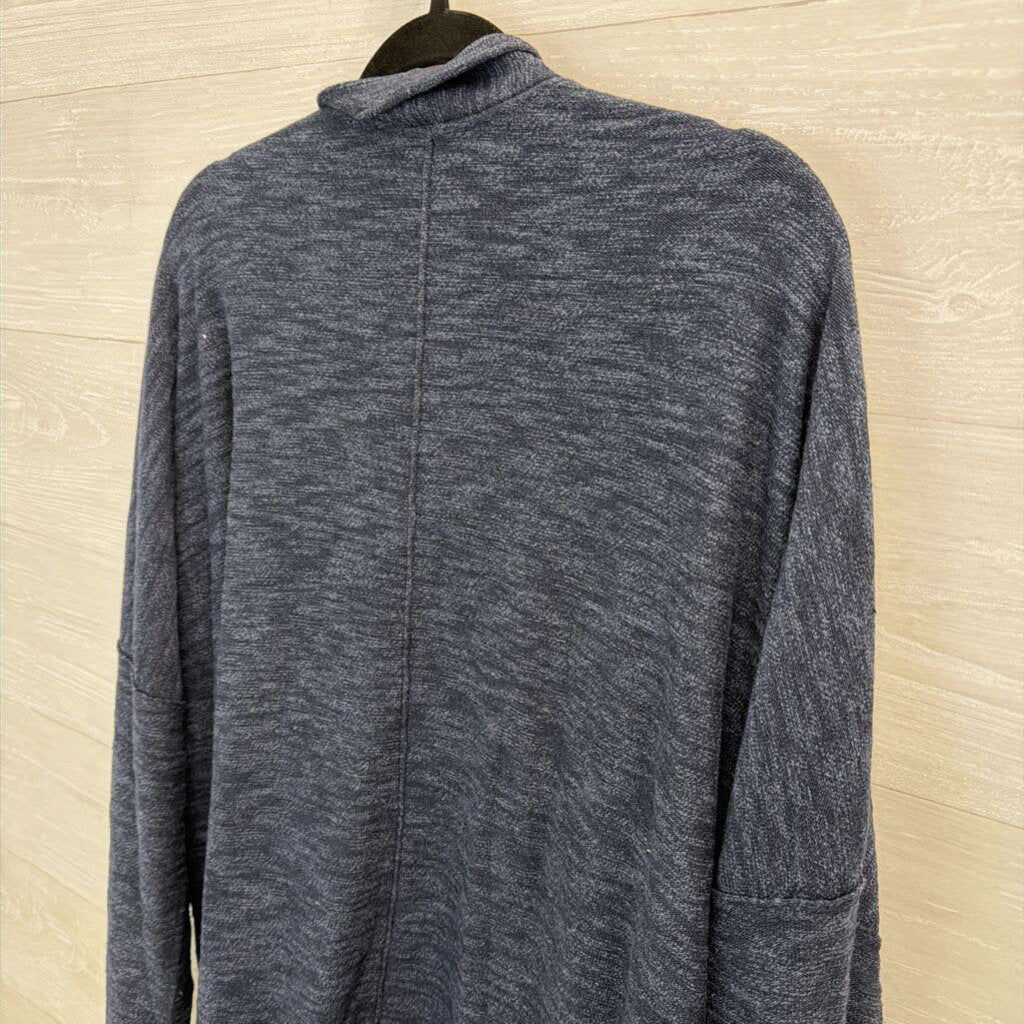 J Jill Navy Knit Open Front Sweater 4X