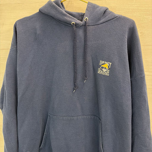 The Salty Dog Cafe Navy Graphic Hoodie Large