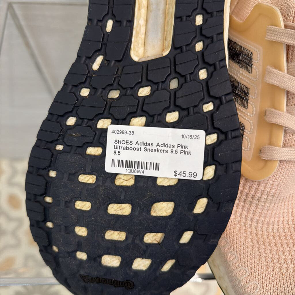Adidas Pink Ultraboost Sneakers 9.5