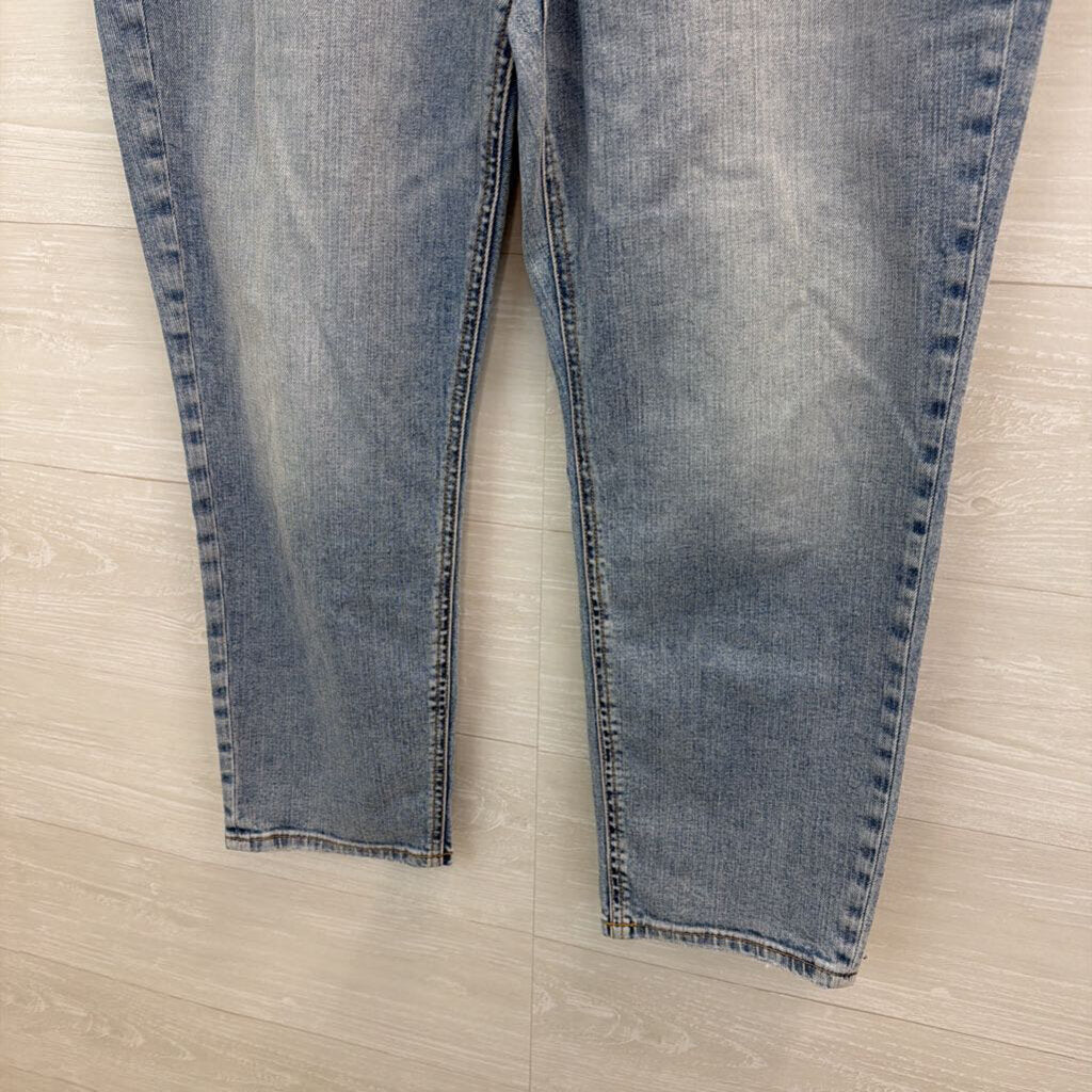 Rag and Bone Light Wash Nina High Rise Ankle Cigarette Jeans 34