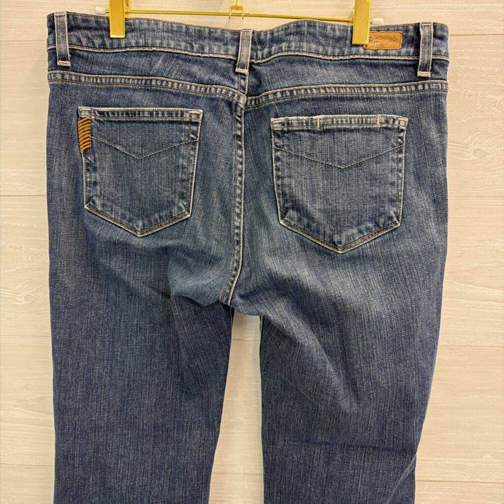 Paige Medium Wash Hollywood Hills Jeans 32