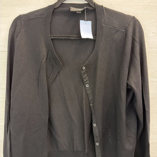 Lane Bryant Black Button Front Cardigan Sweater 14/16