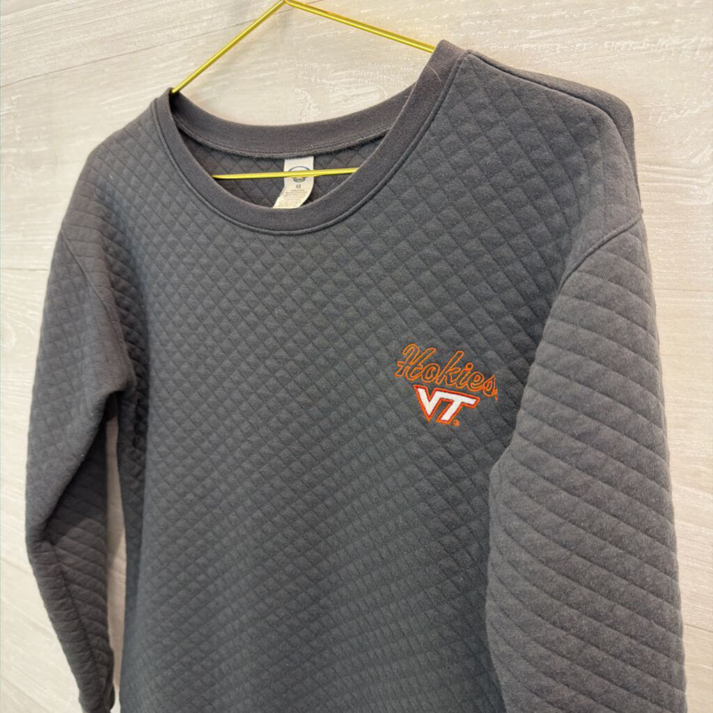 Concepts Sports Quilted Virginia Tech Sweatshirt Extra Small