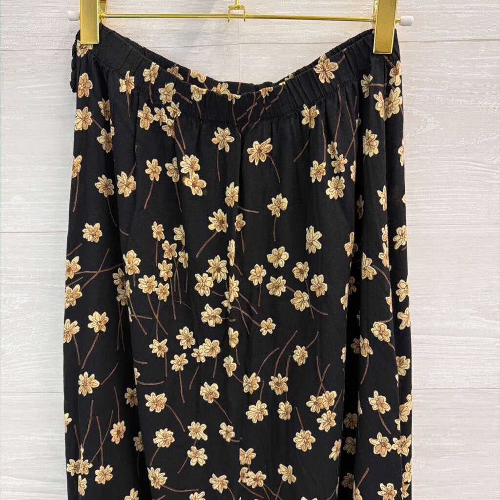 Vintage Promises Petite Floral Midi Skirt 6