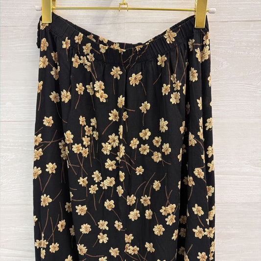 Vintage Promises Petite Floral Midi Skirt 6