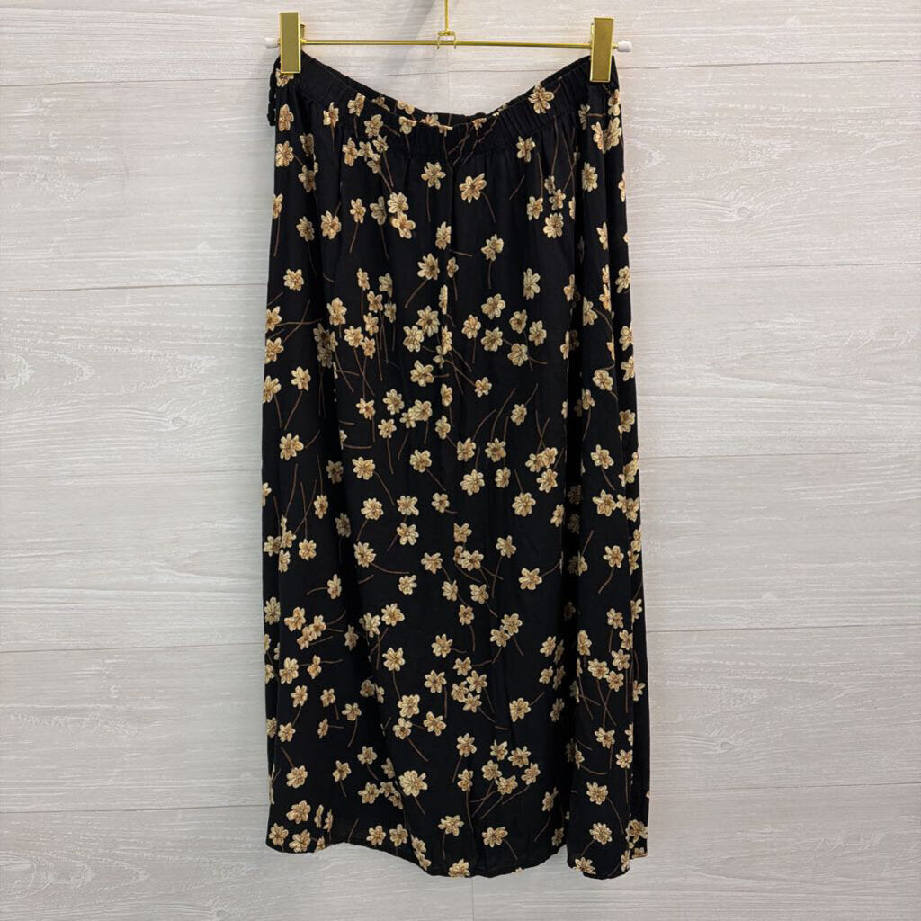 Vintage Promises Petite Floral Midi Skirt 6