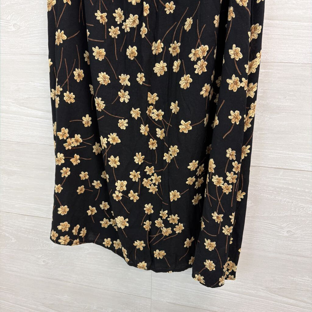 Vintage Promises Petite Floral Midi Skirt 6