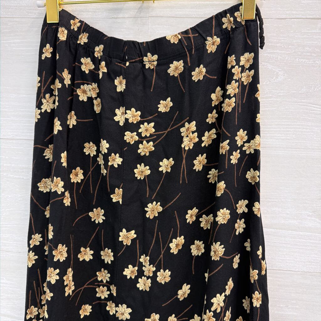 Vintage Promises Petite Floral Midi Skirt 6