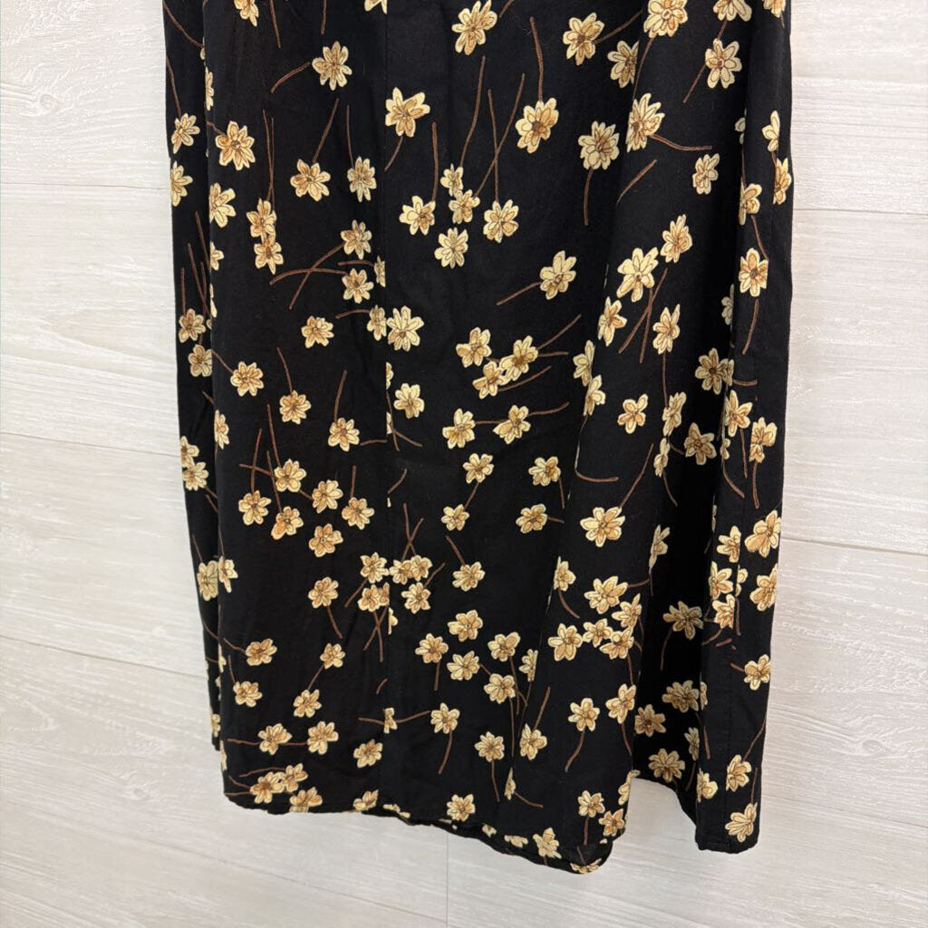 Vintage Promises Petite Floral Midi Skirt 6