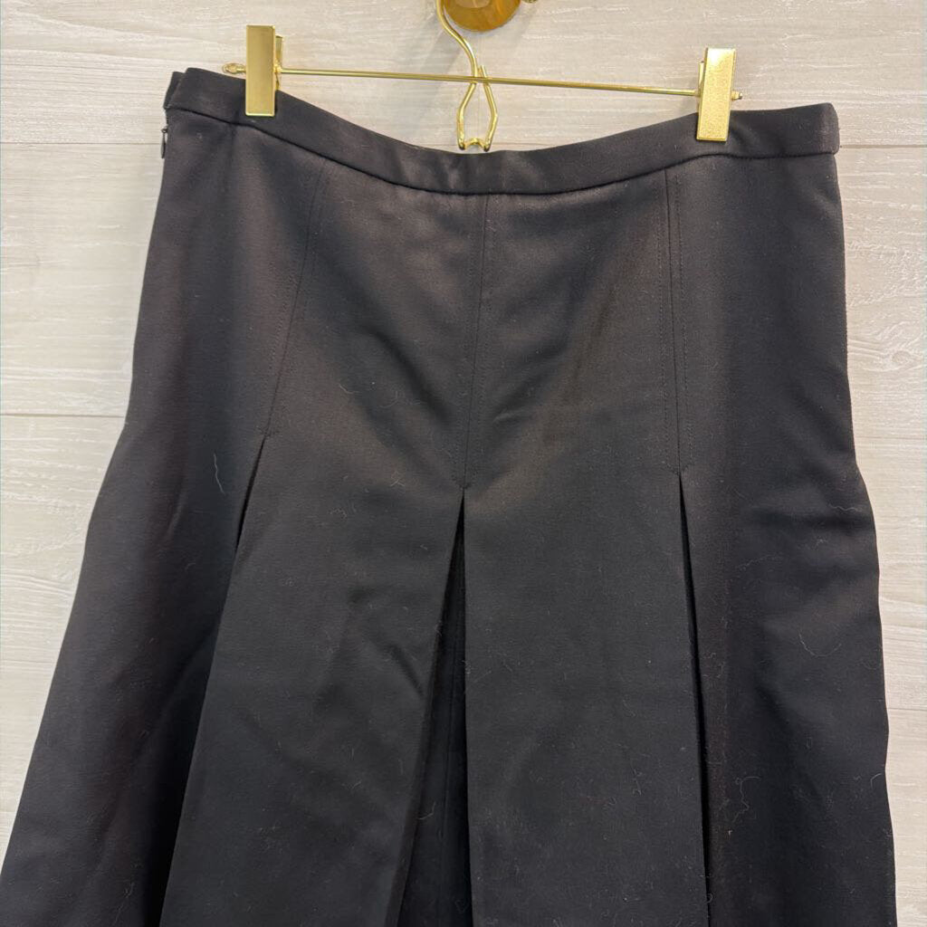J. Crew 100% Wool Pleated Skirt 8