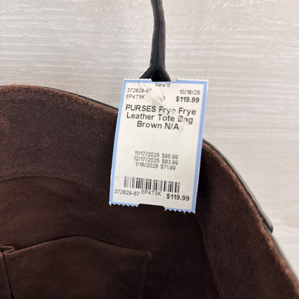 Frye Leather Tote Bag