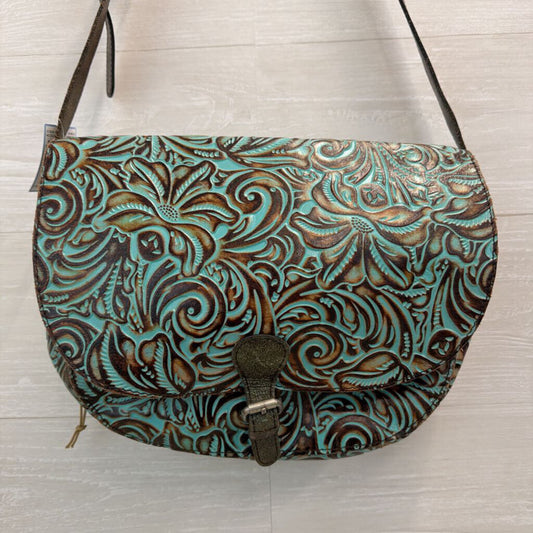 Patricia Nash Rosolini Leather Saddle Bag