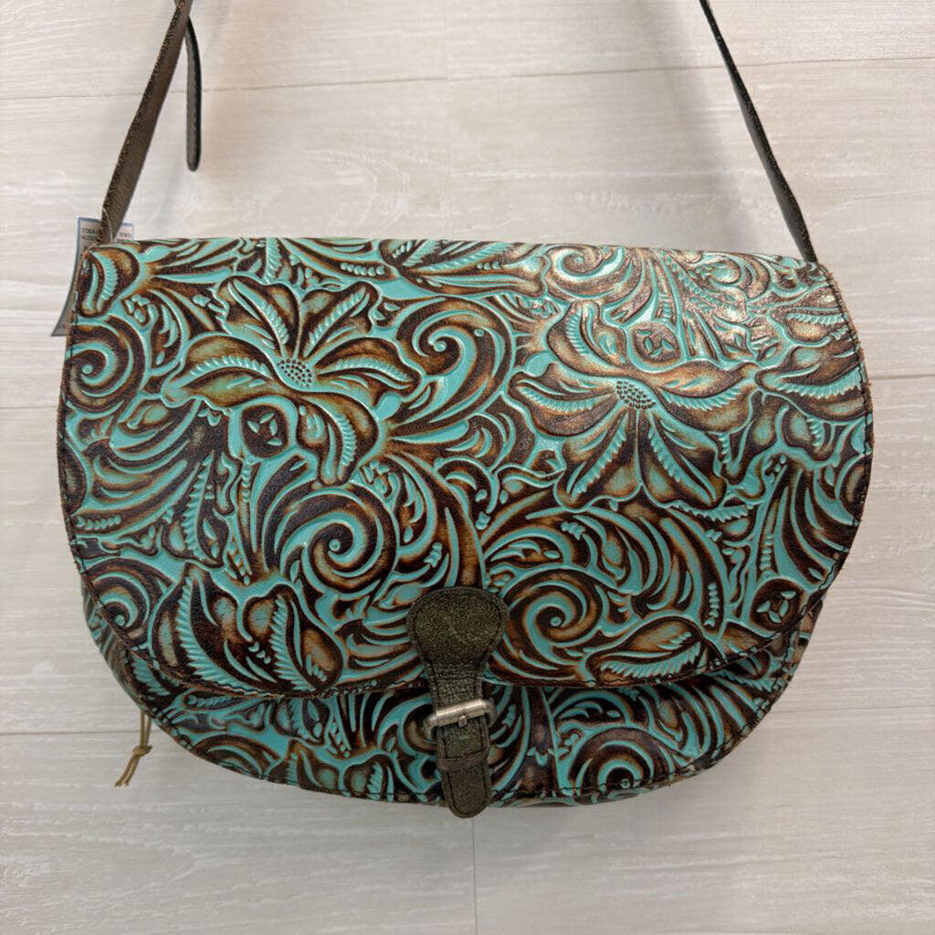 Patricia Nash Rosolini Leather Saddle Bag