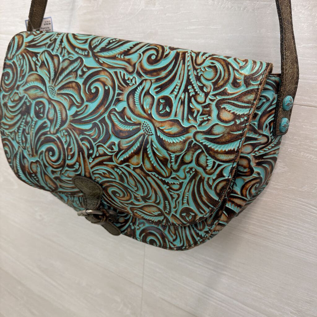 Patricia Nash Rosolini Leather Saddle Bag