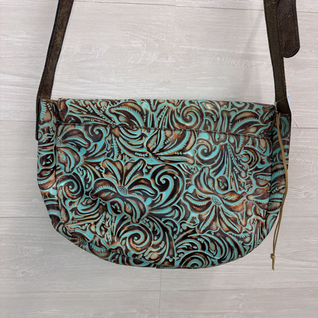 Patricia Nash Rosolini Leather Saddle Bag