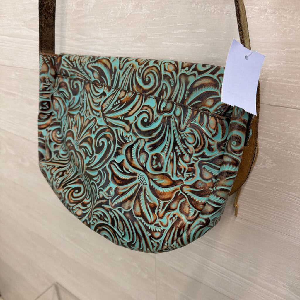 Patricia Nash Rosolini Leather Saddle Bag