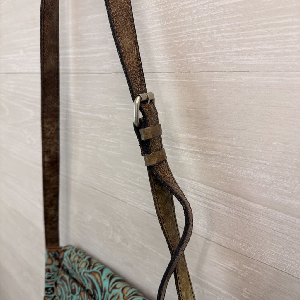 Patricia Nash Rosolini Leather Saddle Bag