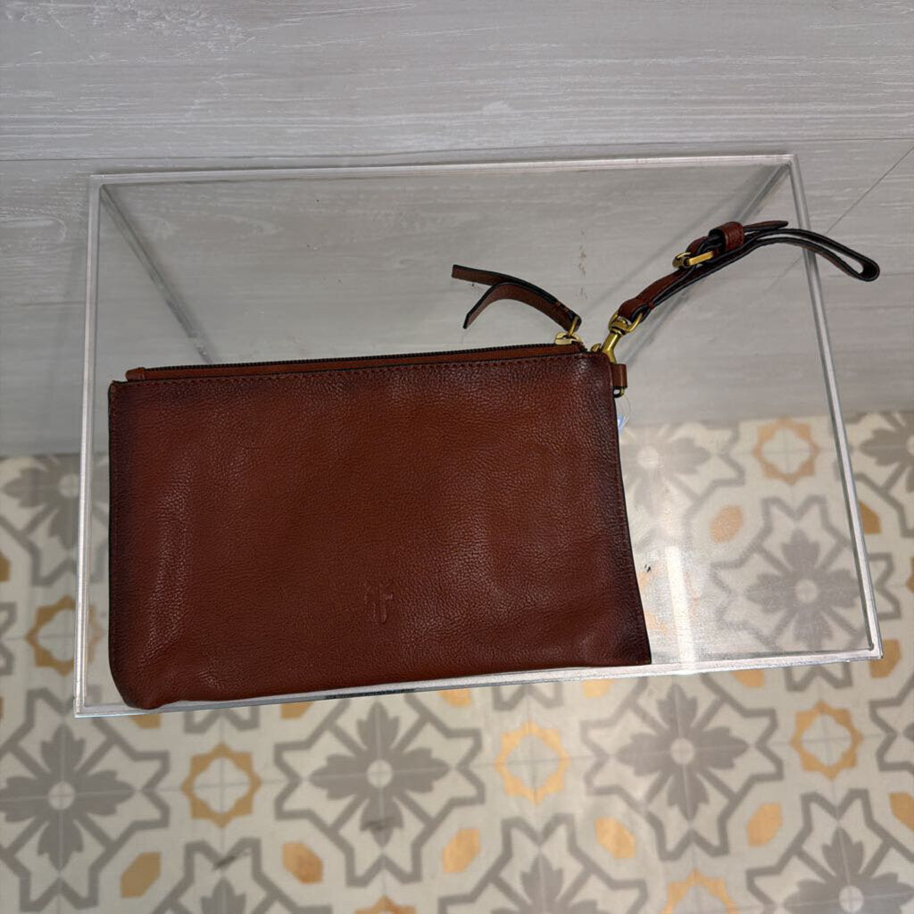Frye Leather Clutch Wristlet
