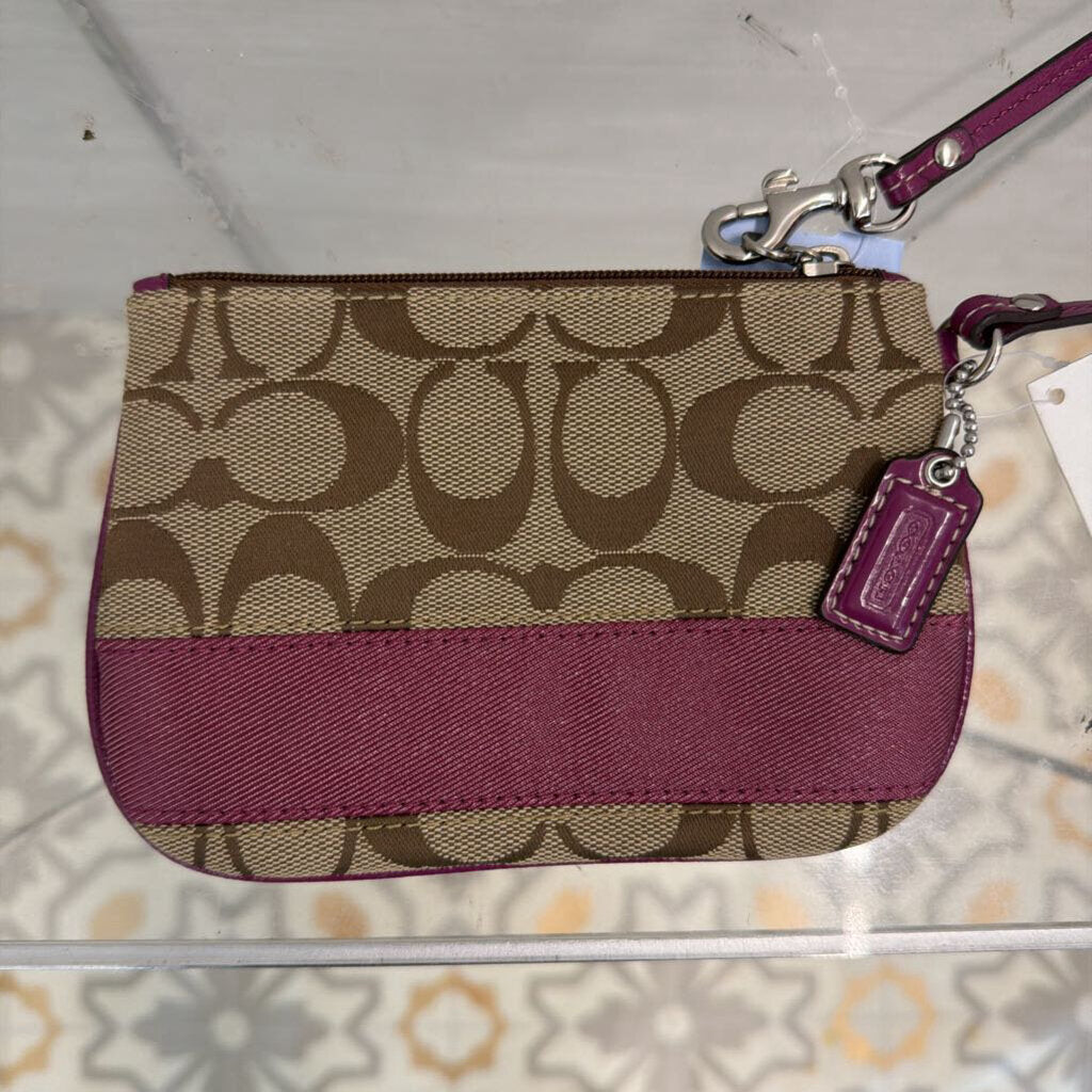 Coach Signature Wristlet