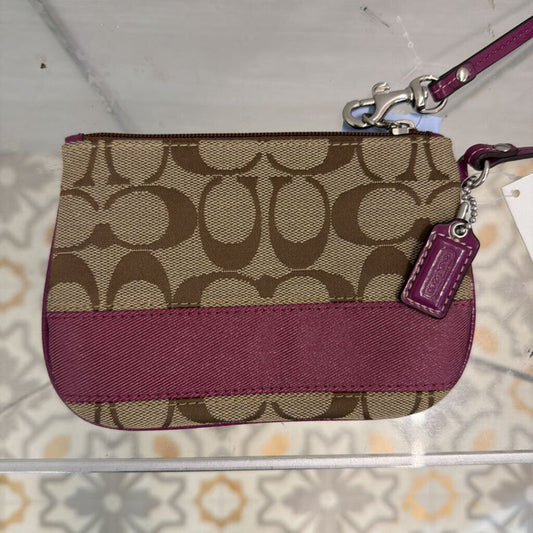 Coach Signature Wristlet