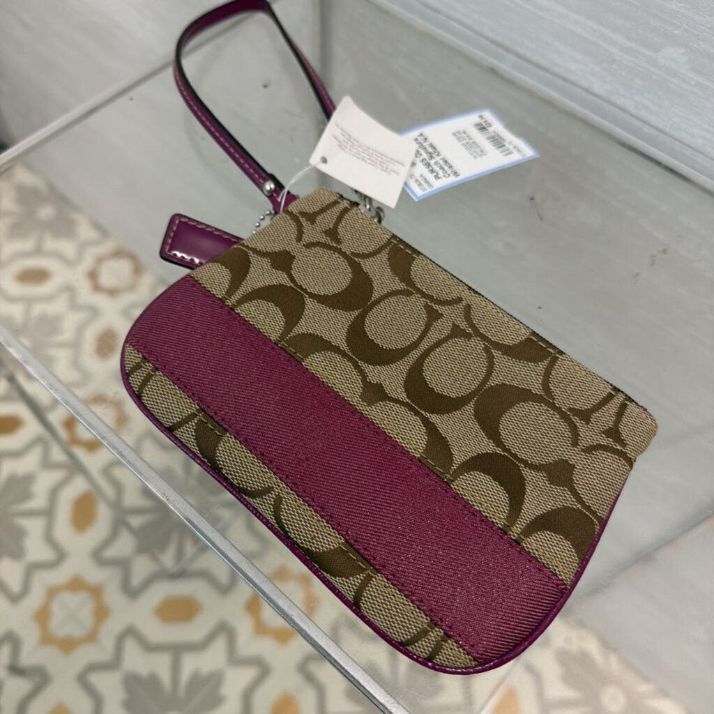 Coach Signature Wristlet