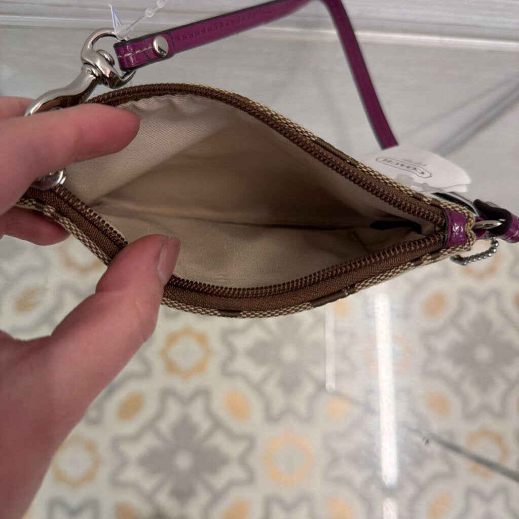 Coach Signature Wristlet
