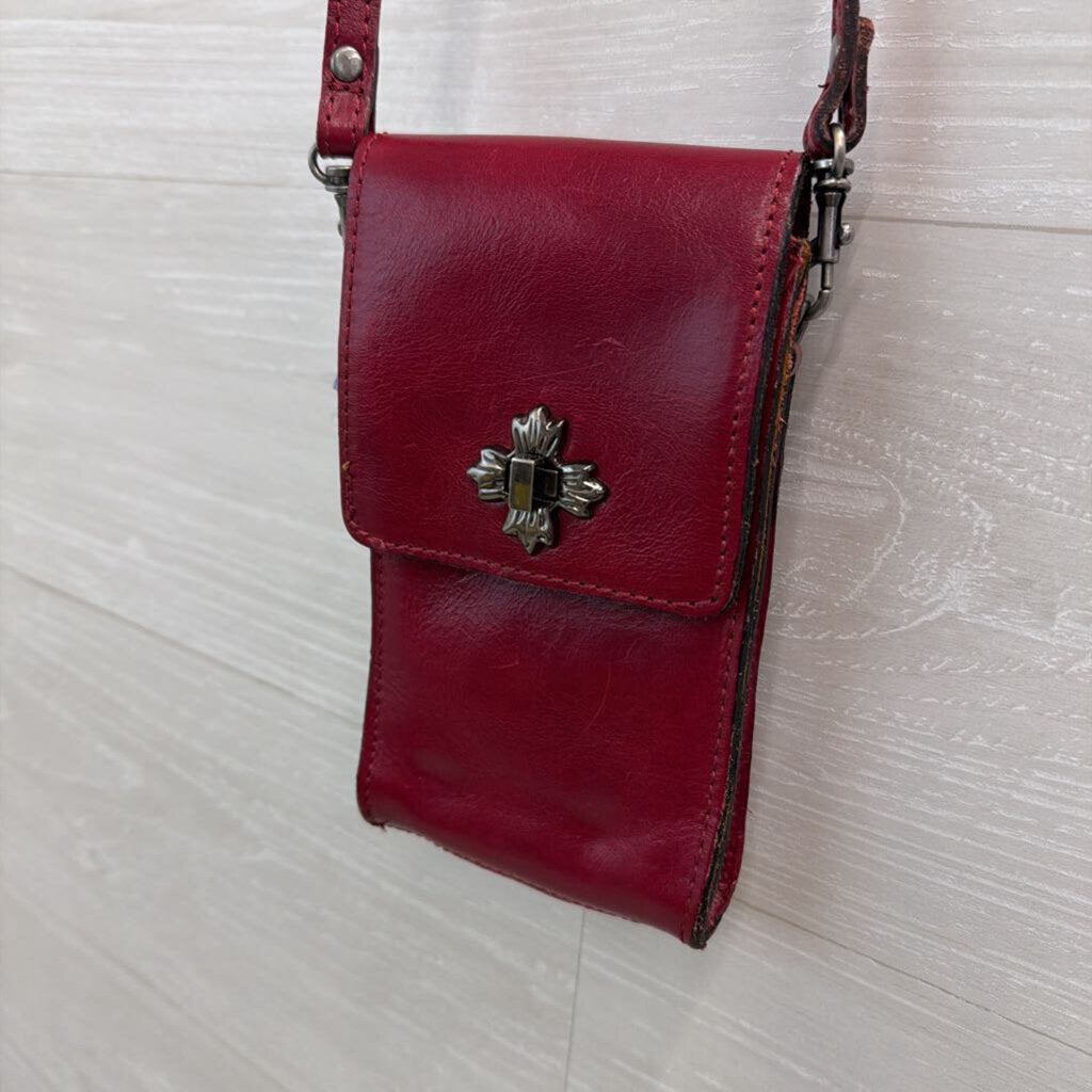Patricia Nash Leather Phone Crossbody Bag