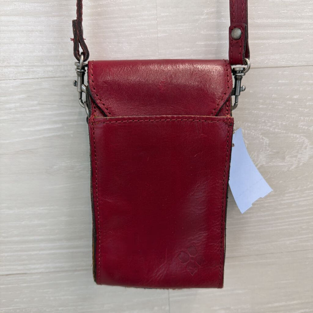 Patricia Nash Leather Phone Crossbody Bag