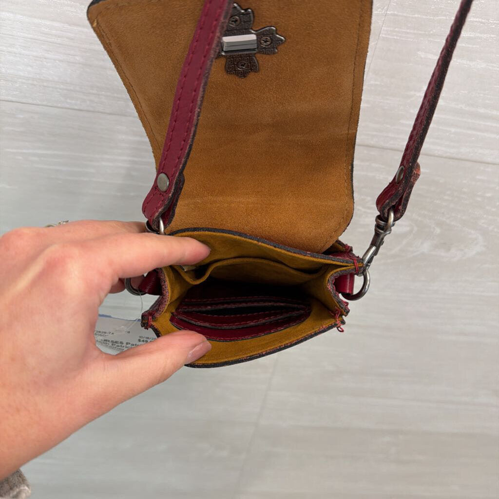 Patricia Nash Leather Phone Crossbody Bag