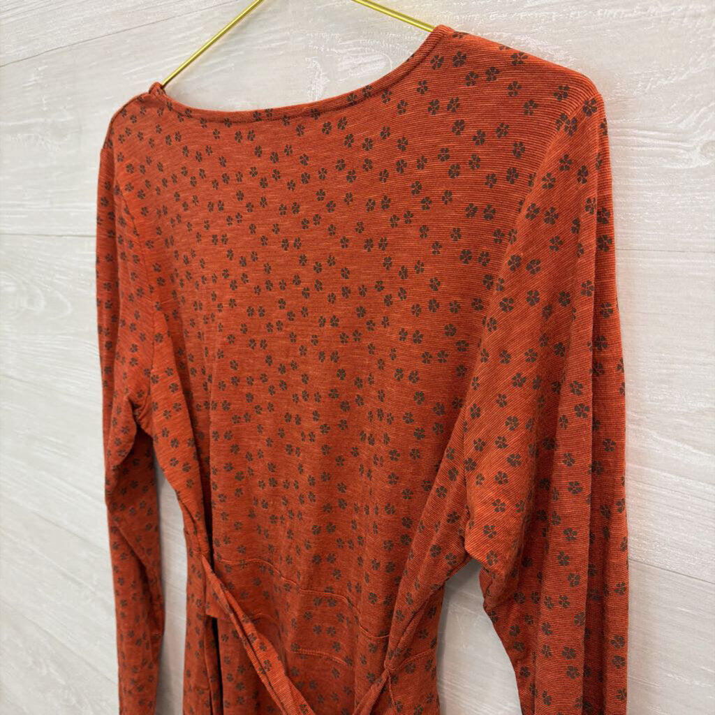 Toad & Co Long Sleeve Wrap Dress Large