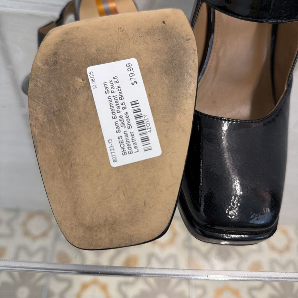 Sam Edelman Jildie Patent Faux Leather Shoes 8.5