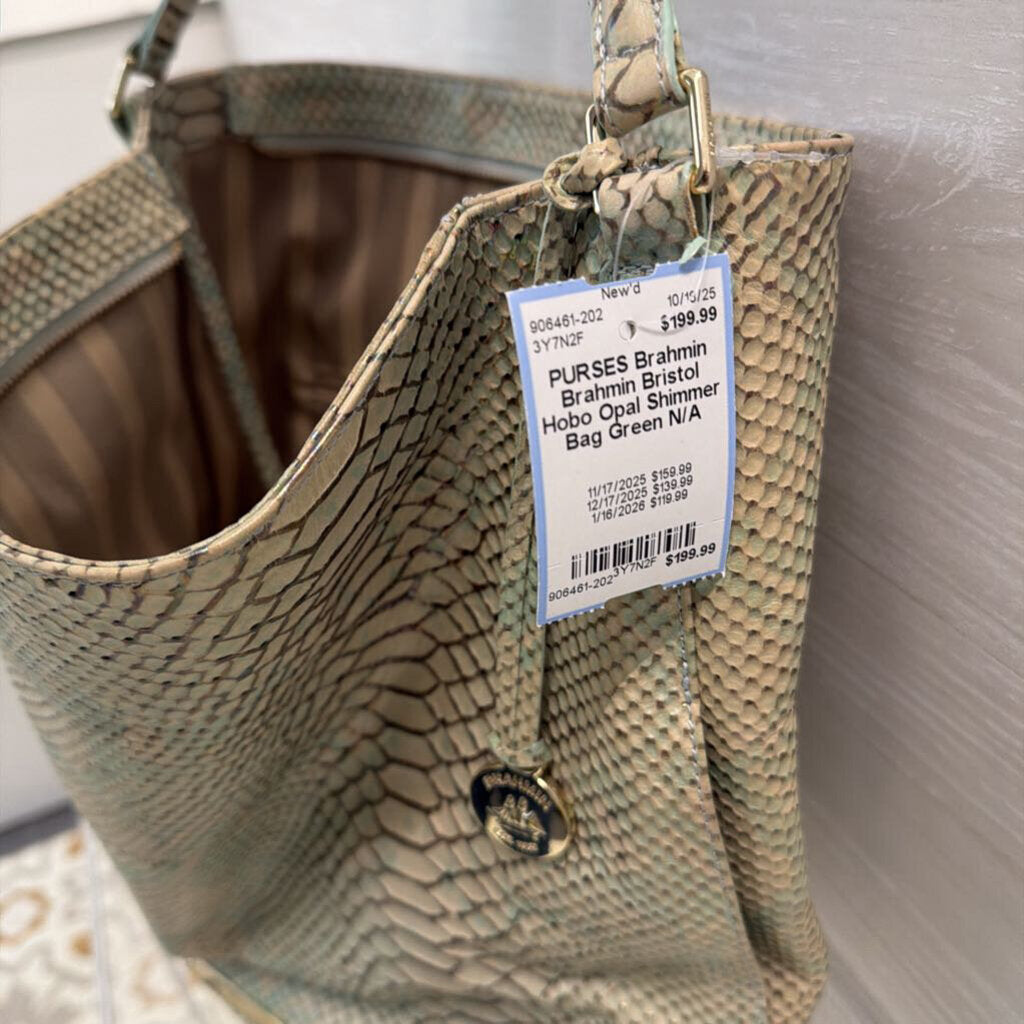 Brahmin Bristol Hobo Opal Shimmer Bag