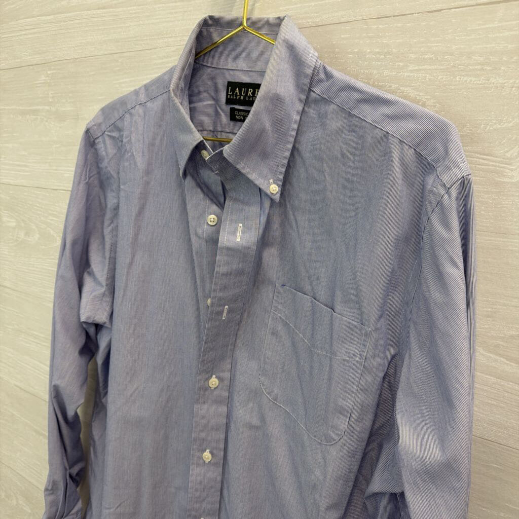 Ralph Lauren Blue Collared Longsleeve Top 16