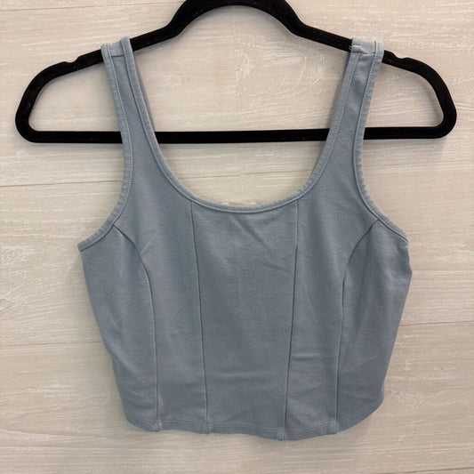 Altar'd State Blue Crop Top Tank Medium