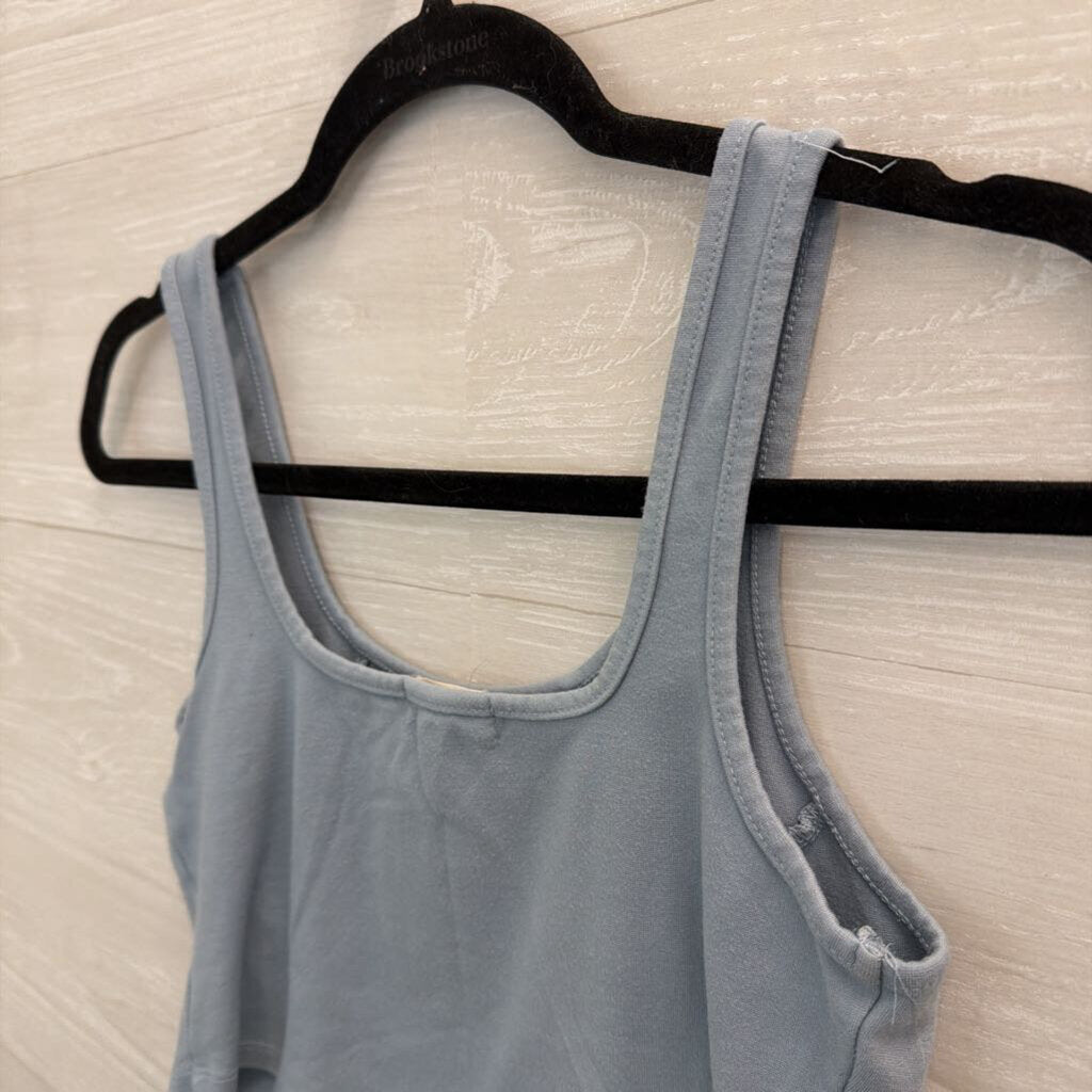 Altar'd State Blue Crop Top Tank Medium