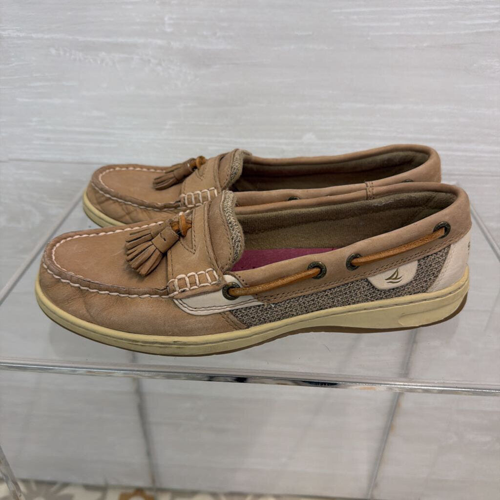 Sperry Tan Leather Loafers 8.5