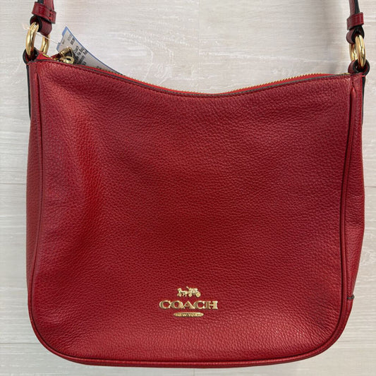 Coach Ellie File Bag Red Crossbody