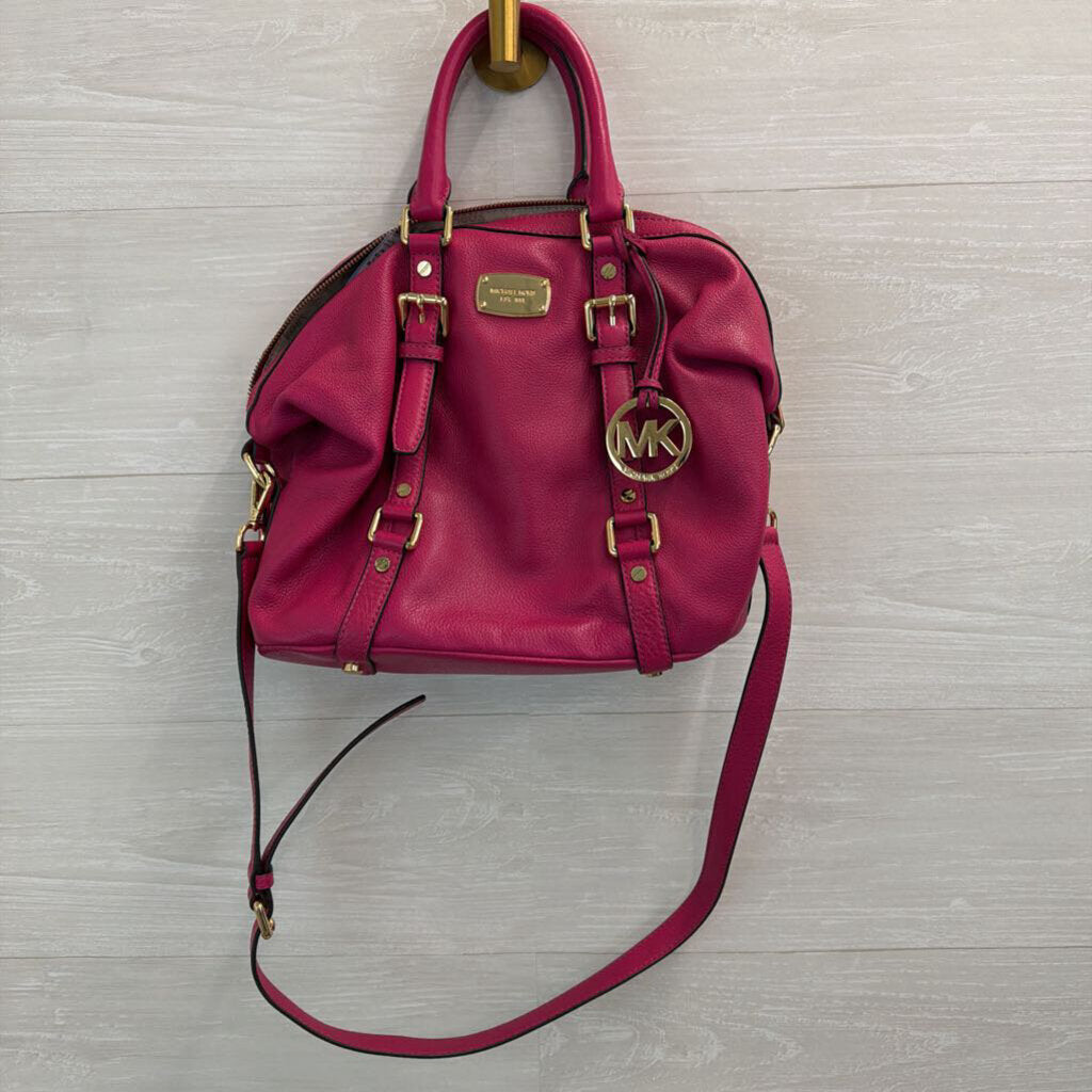 Michael Kors Leather Bedford Bowling Bag