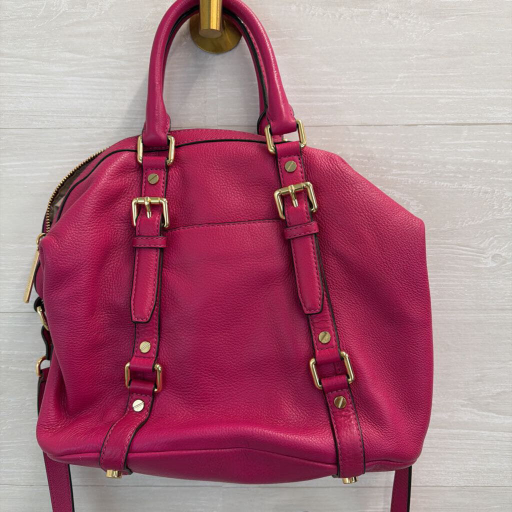 Michael Kors Leather Bedford Bowling Bag