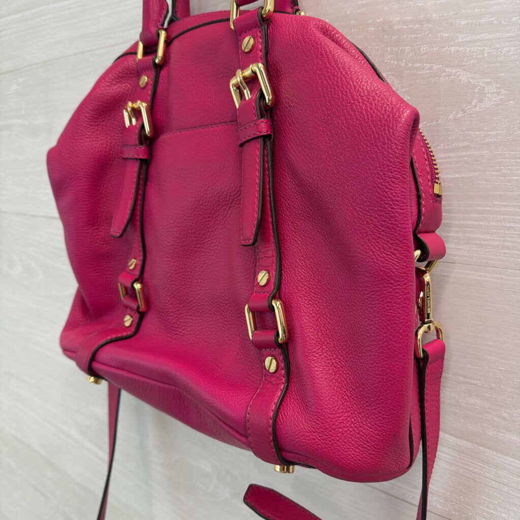 Michael Kors Leather Bedford Bowling Bag