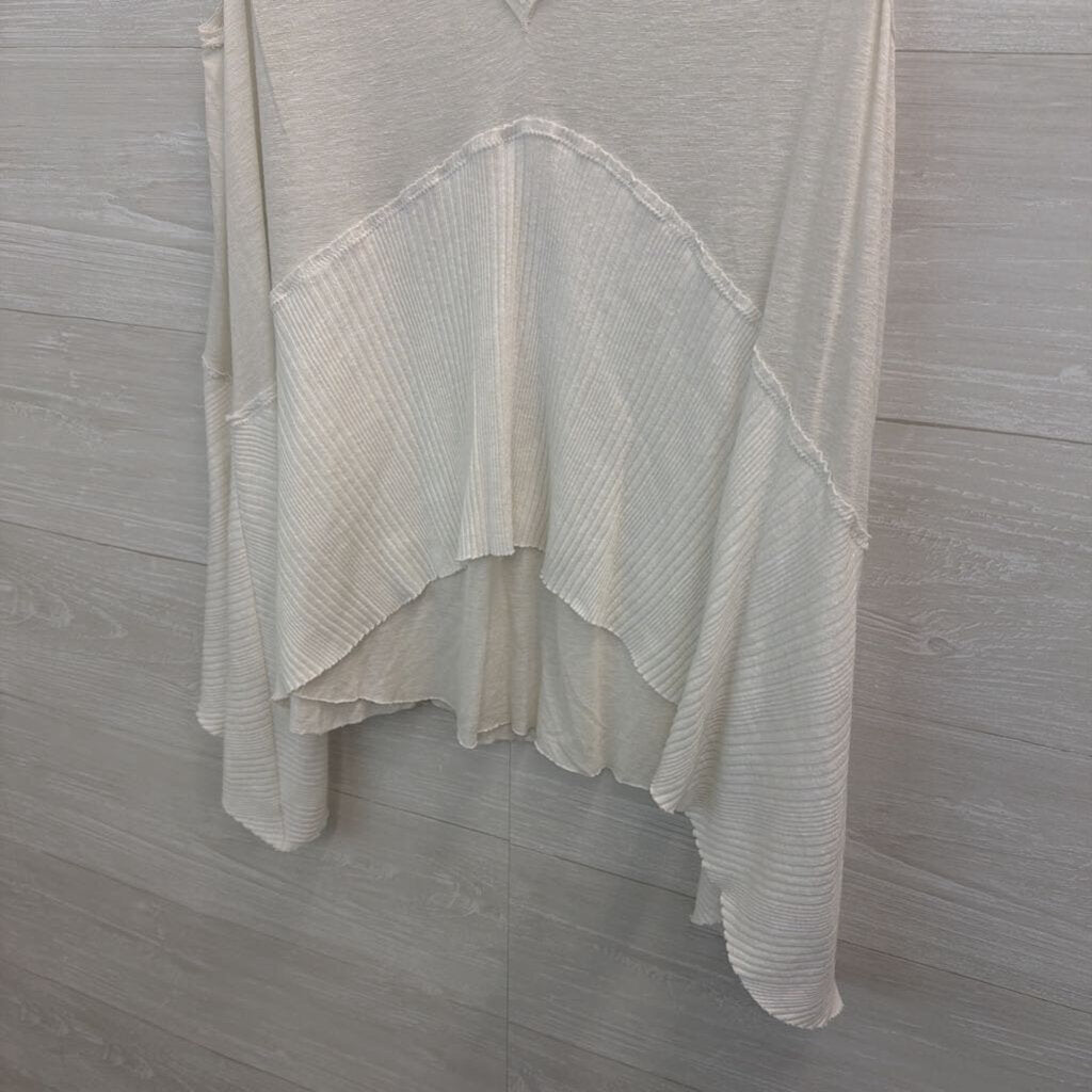 Free People Mary Anne Tiered V-Neck Top Large