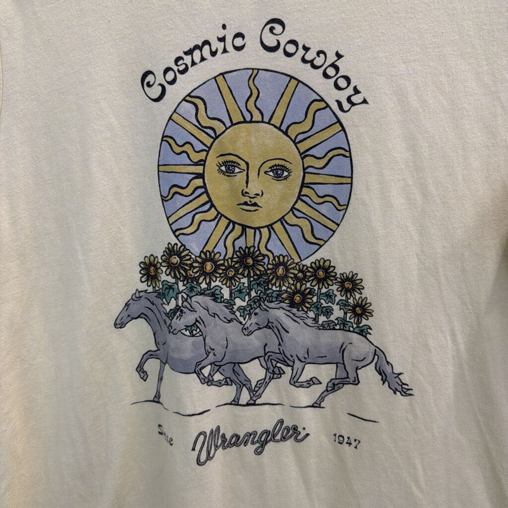 Wrangler Cosmic Cowboy Graphic T-Shirt Large