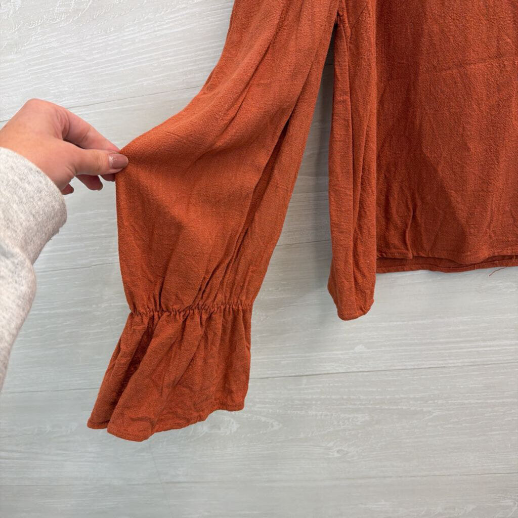 Love Riche 100% Cotton Long Sleeve Top Large