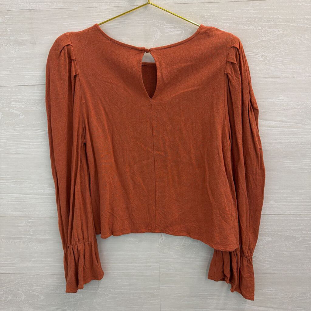 Love Riche 100% Cotton Long Sleeve Top Large