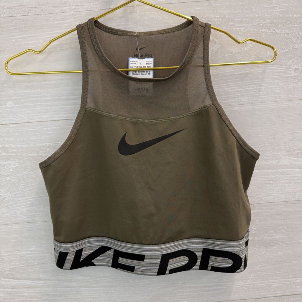 Nike Pro Logo Sports Bra Medium
