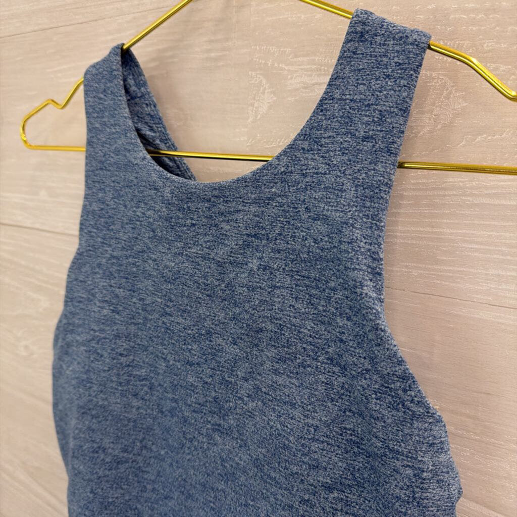 Kyodan Heathered Long Line Sports Bra Medium